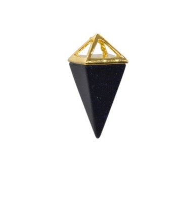 18K Gold Plated Healing Crystal Pendant Necklace