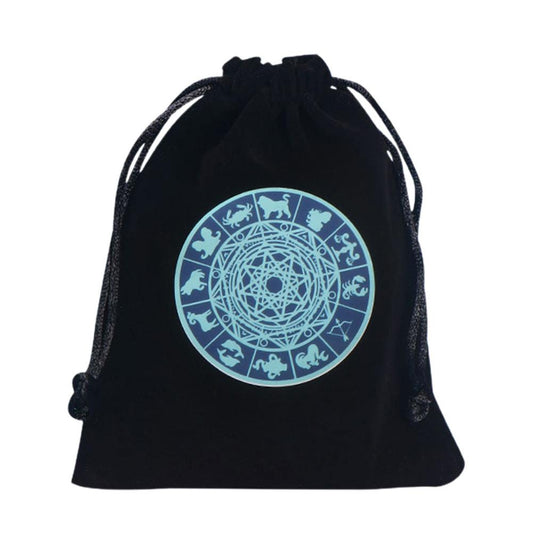 Mysterious Black Magic Divination Tarot Card Storage Bag