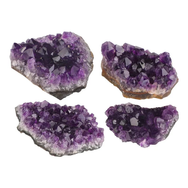 10-70g 30-50mm Amethyst Geode Natural Crystal Quartz Stone