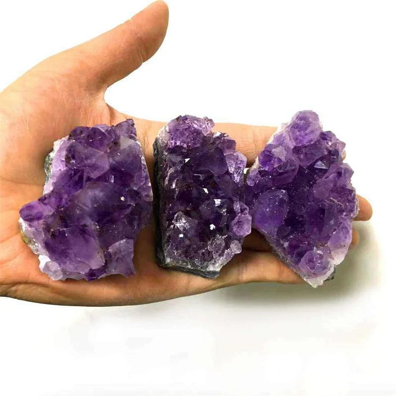 10-70g 30-50mm Amethyst Geode Natural Crystal Quartz Stone