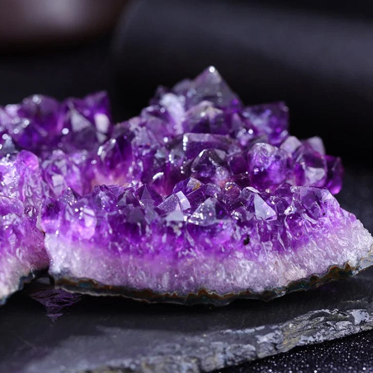 10-70g 30-50mm Amethyst Geode Natural Crystal Quartz Stone