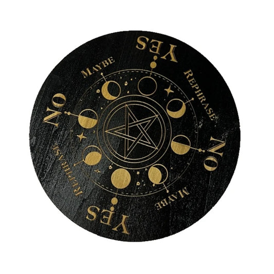 Star Pendulum Board Dowsing Divination Board Double Sided Wooden Boards