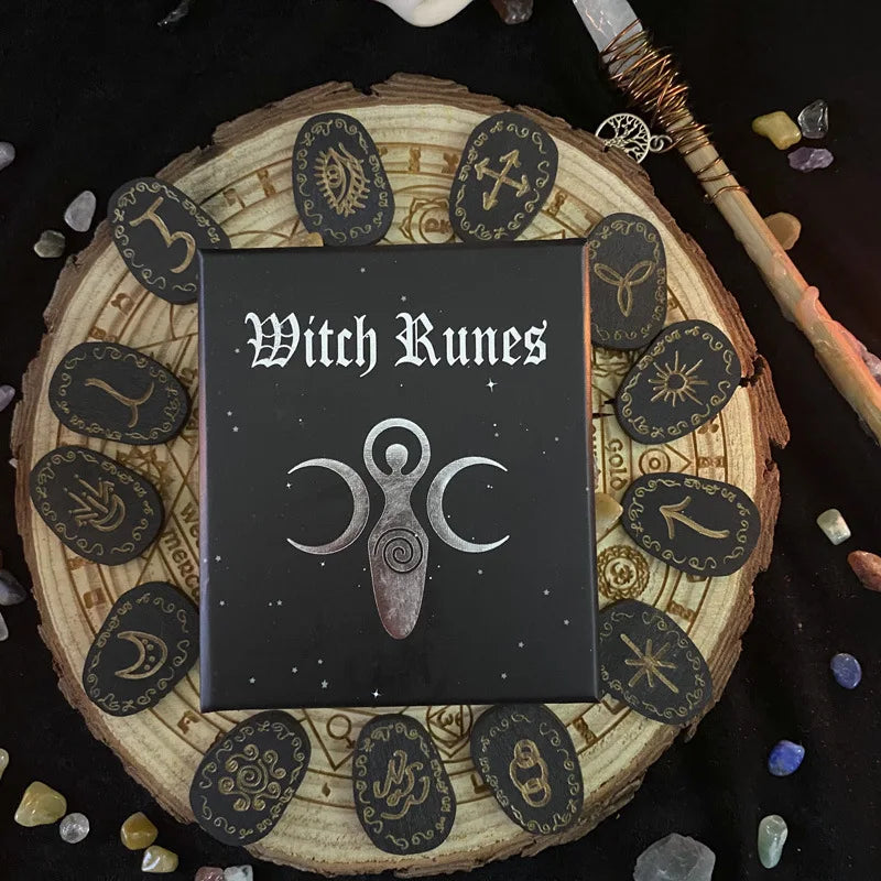 Wood Runes Stone Set Witches Rune Set