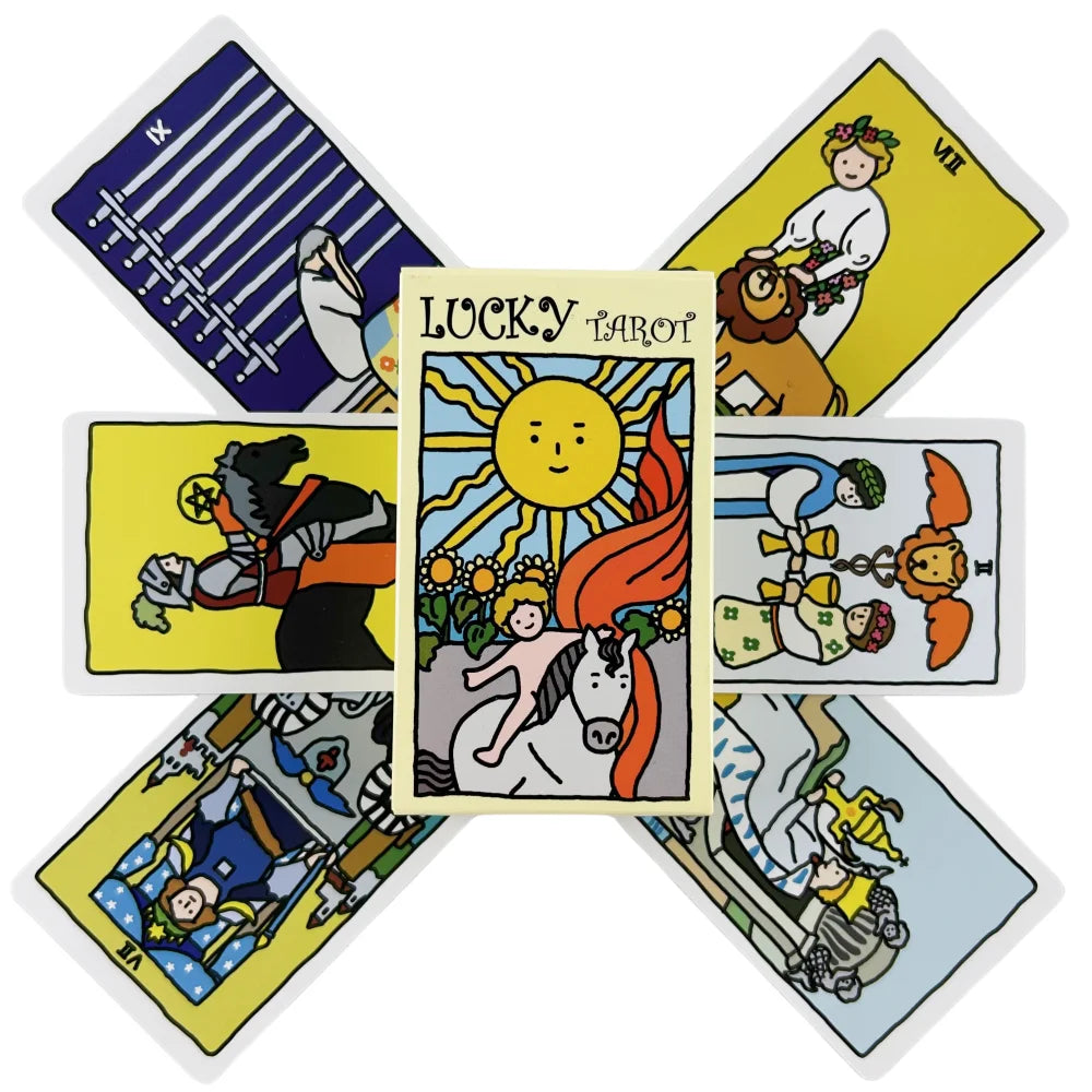 Lucky Tarot Cards Of Rider Divination Fortune Telling Oracle