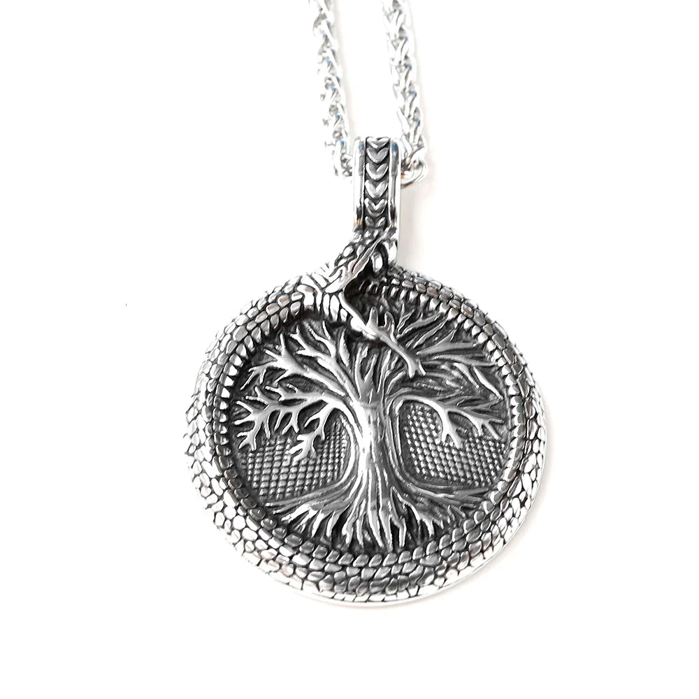 Nordic Yggdrasil Viking Tree of Life Pendant Necklace