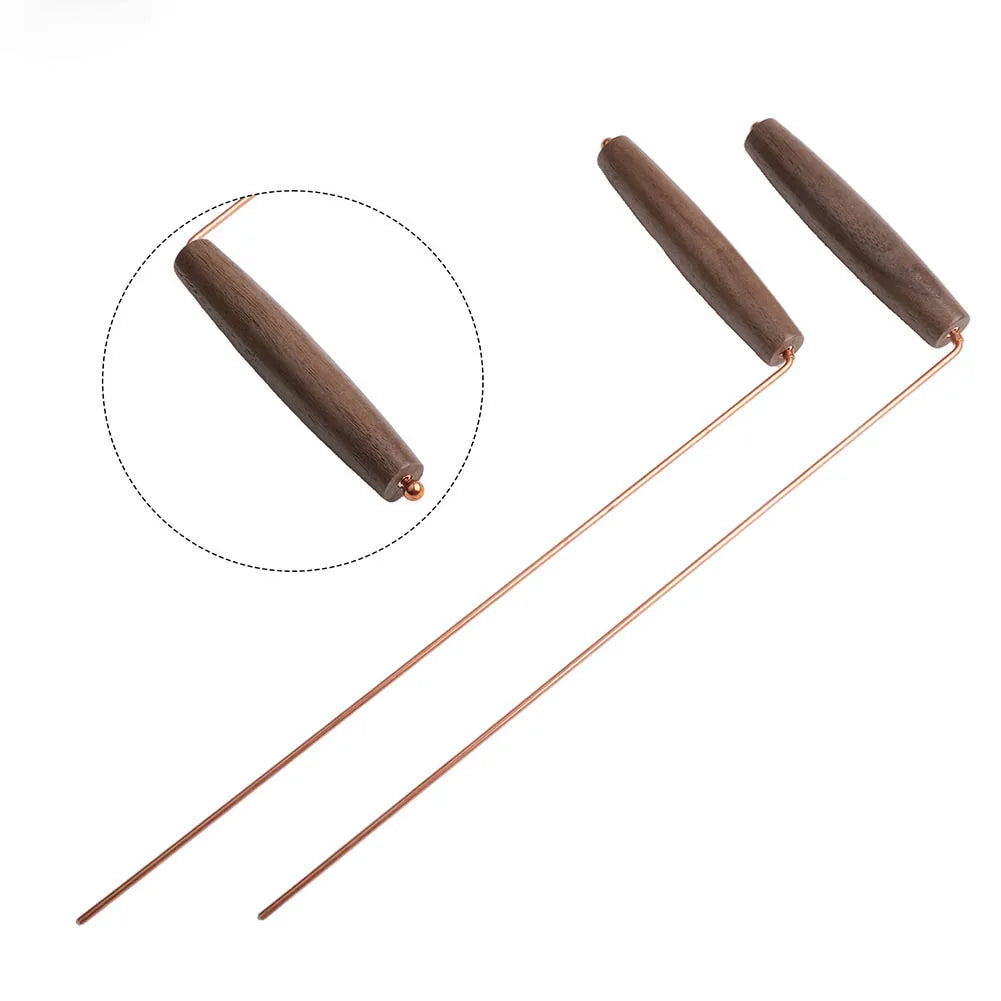 2pcs Pure Copper Metal Detector Rod