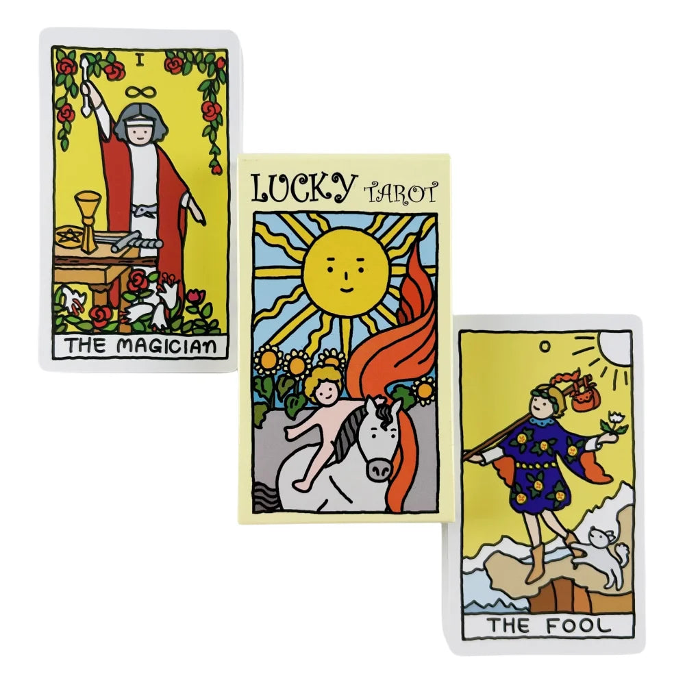 Lucky Tarot Cards Of Rider Divination Fortune Telling Oracle