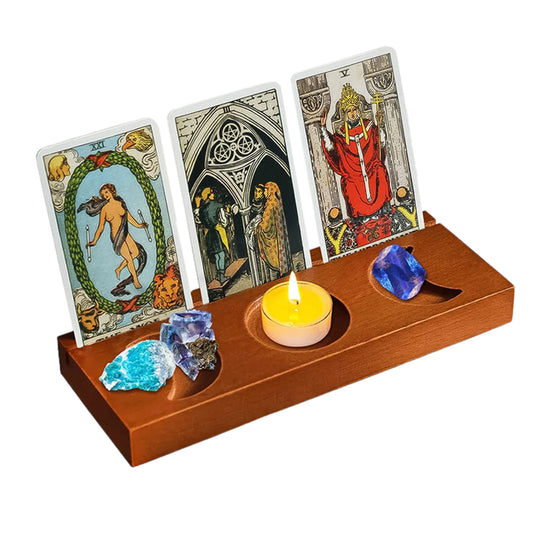 Wood Tarot Card Holder Stand Wood Tarot Card Stand