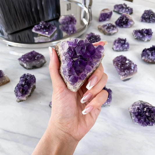 Amethyst Raw Clusters, Amethyst Raw Crystal，